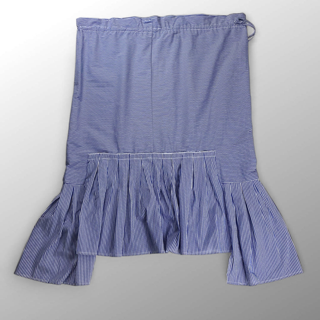 Souvenir スーベニア / 切替ミックスシャツスカート MADE IN ITALY 参考定価：22,000程度 SIZE:FREE