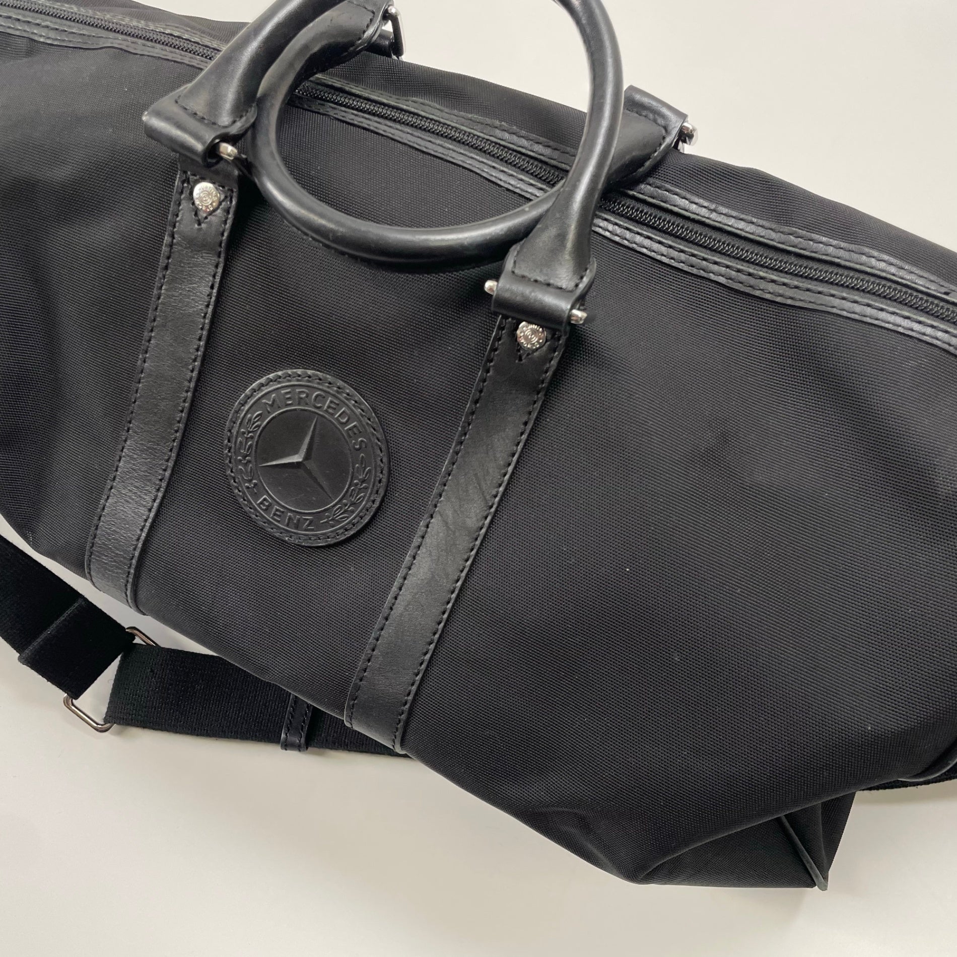 HUNTING WORLD × MERCEDES BENZ ハンティングワールド メルセデスベンツ / コラボ ボストンバッグ Classic Duffles ブラック