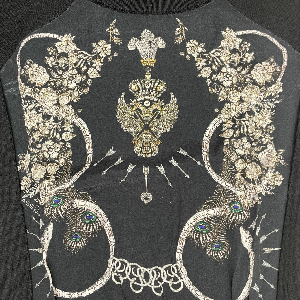 cavalli CLASS ロベルト カヴァリ クラス / レーヨン切替ニット 参考定価：50,000程度 SIZE：42