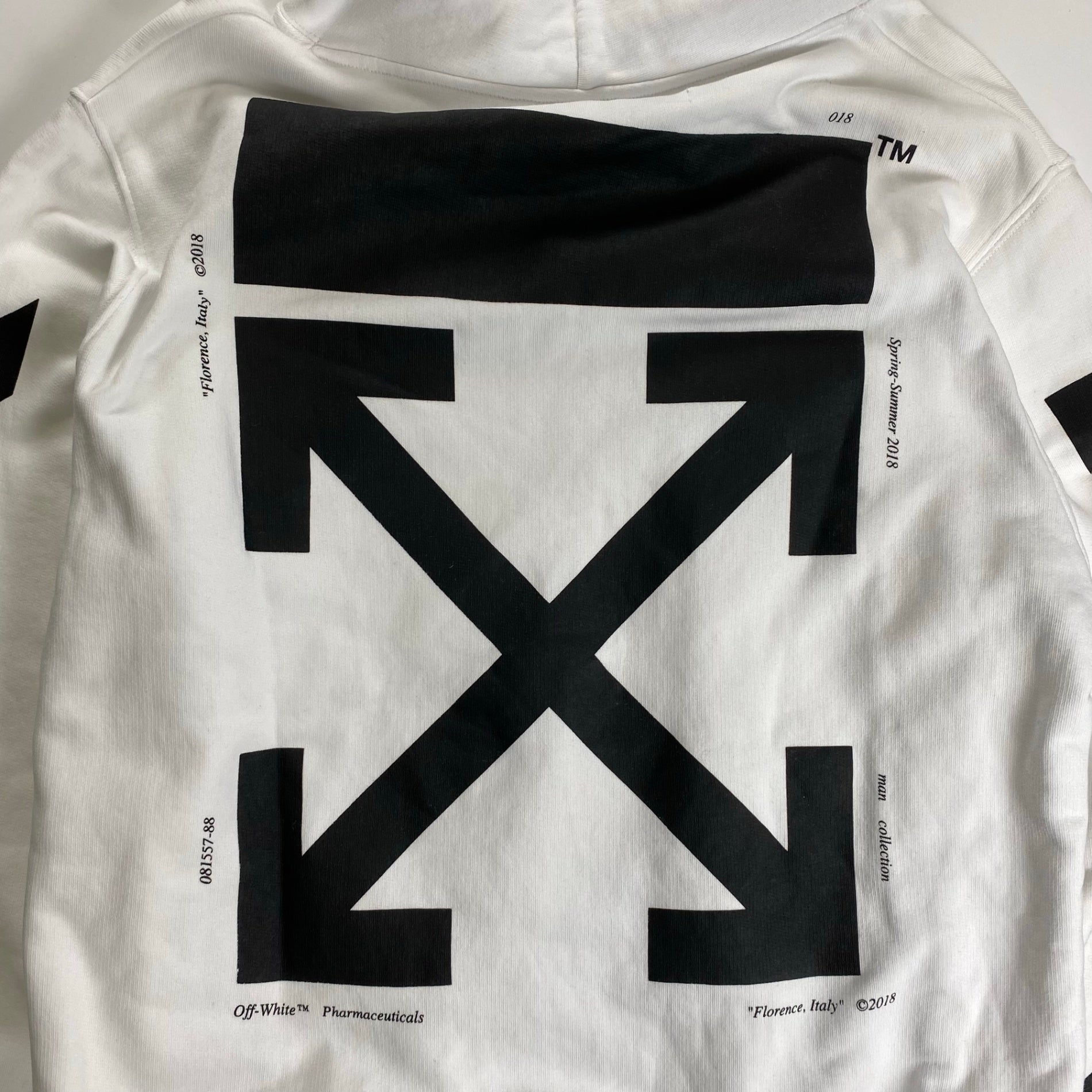 OFF-WHITE オフホワイト / DIAG MONALISA ARROWS モナリザ パーカー 参考定価：63,000+tax SIZE:M