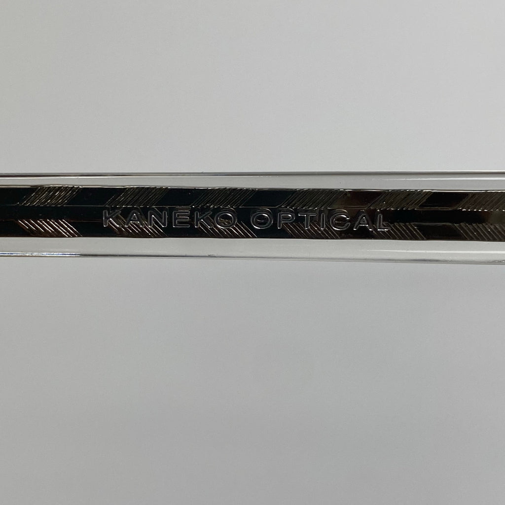 金子眼鏡 × UNITED ARROWS / パント型 KEVIN クリア 度なしクリアレンズ入