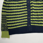 TOGA VIRILIS トーガ ビリリース / JACQUARD KNIT CARDIGAN 25年 未使用品 参考定価：46,000+tax SIZE:48