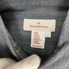 Ermenegildo Zegna エルメネジルドゼニア / コットンヘリンボーンシャツ 貝ボタン SIZE:S