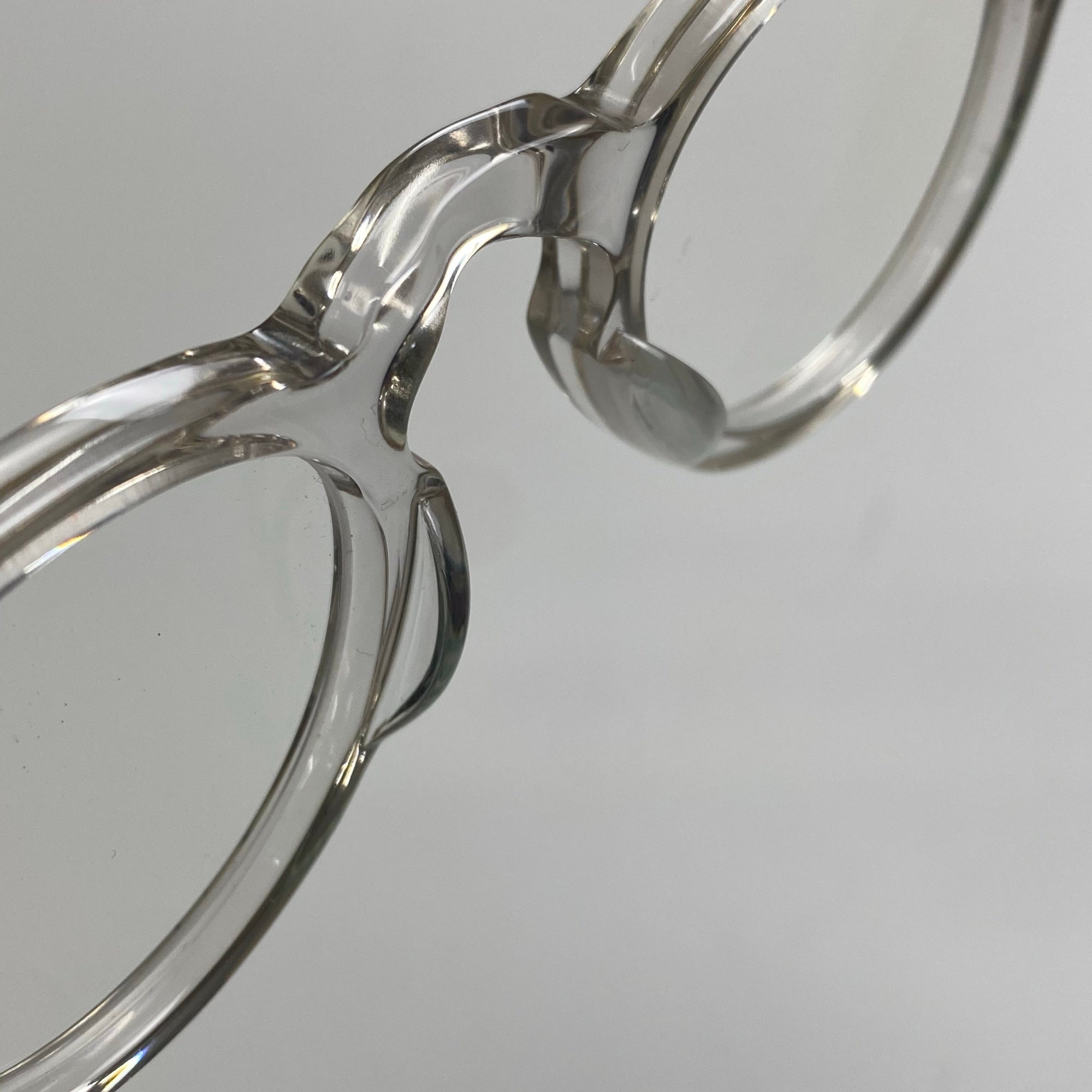 金子眼鏡 × UNITED ARROWS / パント型 KEVIN クリア 度なしクリアレンズ入