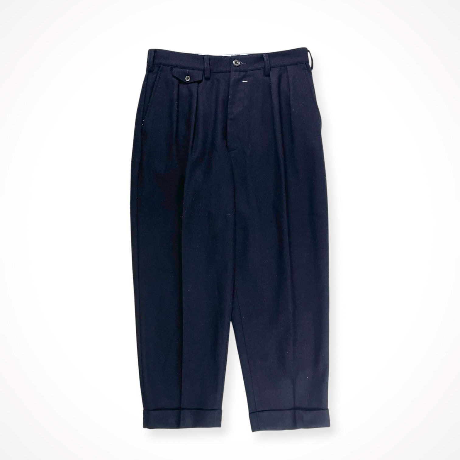 BEAMS PLUS / 2プリーツフランネルトラウザー 参考定価：18,000+tax SIZE:M