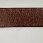 Ermenegildo zegna / レザーベルト 参考定価：60,000程度 全長：108cm程度