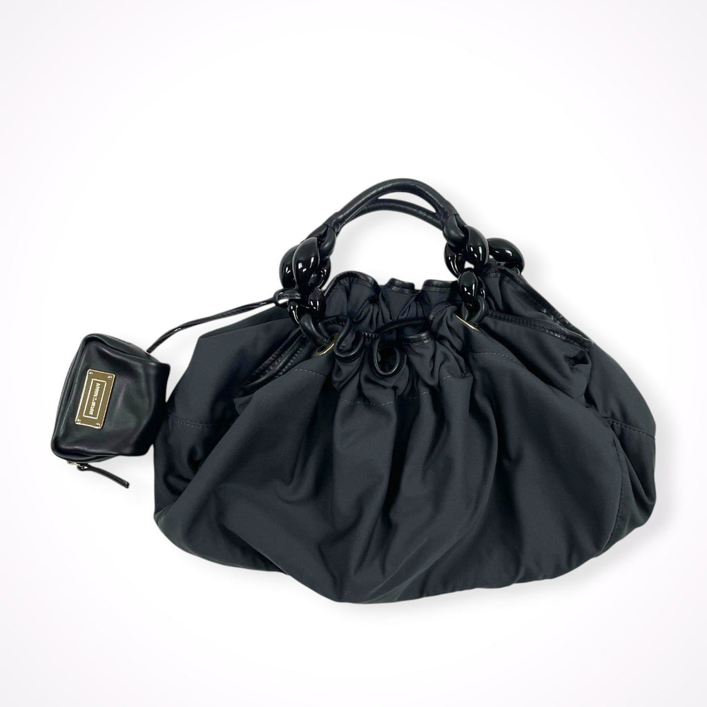 EMPORIO ARMANI / ギャザーボールハンドバッグ 参考定価：100,000程度