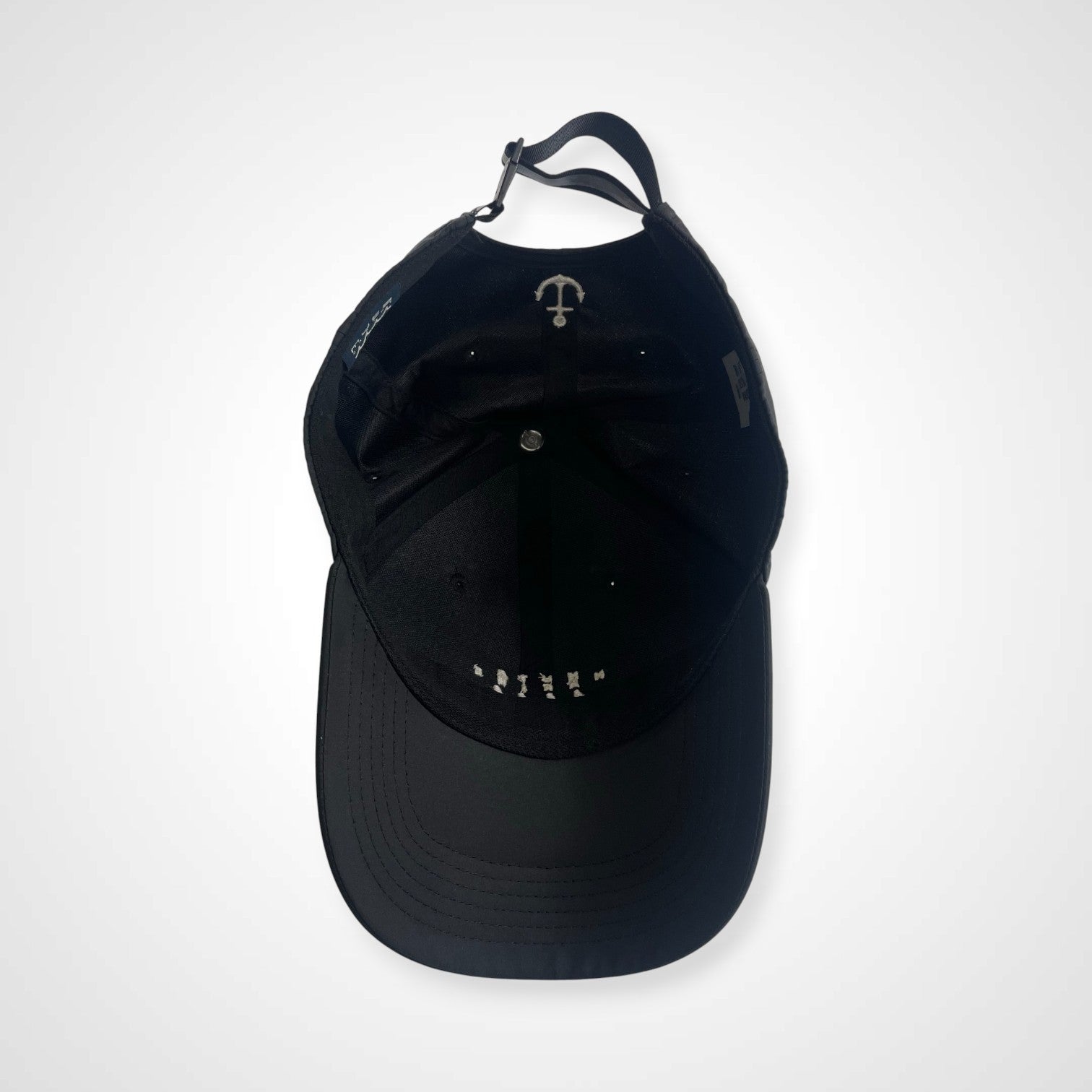 MUTA MARINE ムータ マリン / 刺繍ロゴキャップ ポイントロゴ ホワイト×ブラック 美品