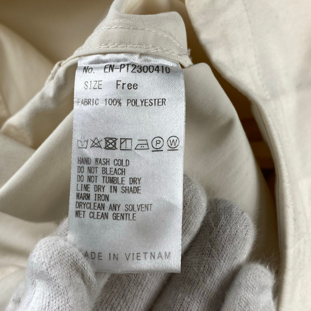 ENCIRCLE エンサークル / Big Pants 膝タック ワイド イージー パンツ SIZE:FREE