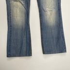 VINTAGE ヴィンテージ / Y2Kヴィンテージ刺繍デニムパンツ ローライズ SIZE:14