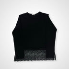 JOURNAL STANDARD ジャーナルスタンダード / レースヘム クルーネックシアーロングT 26年モデル 参考定価：7,200+tax SIZE:FREE