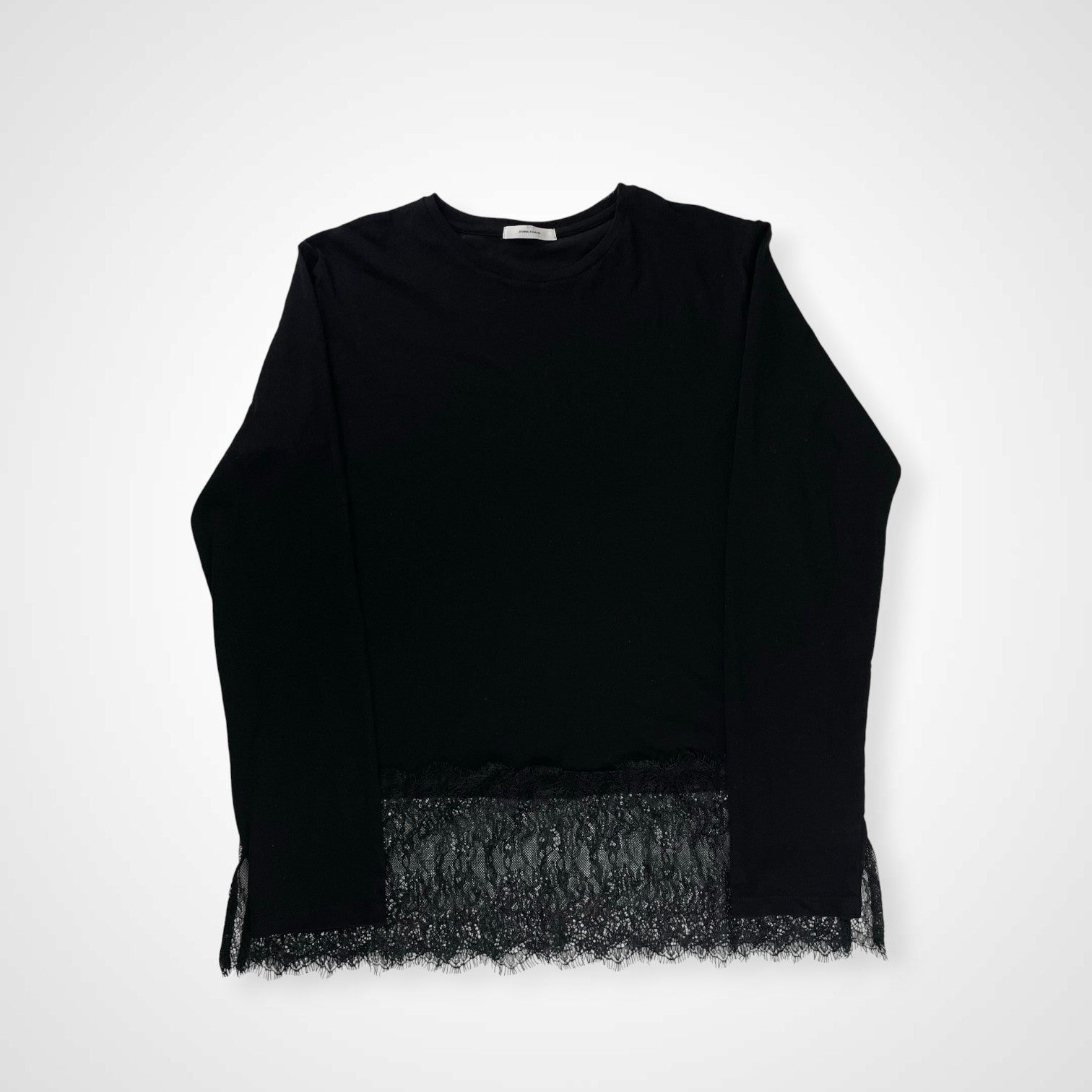 JOURNAL STANDARD ジャーナルスタンダード / レースヘム クルーネックシアーロングT 26年モデル 参考定価：7,200+tax SIZE:FREE