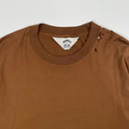 SUNSEA / ダメージ加工 サイドポケットTシャツ 参考定価：22,000程度 SIZE:2