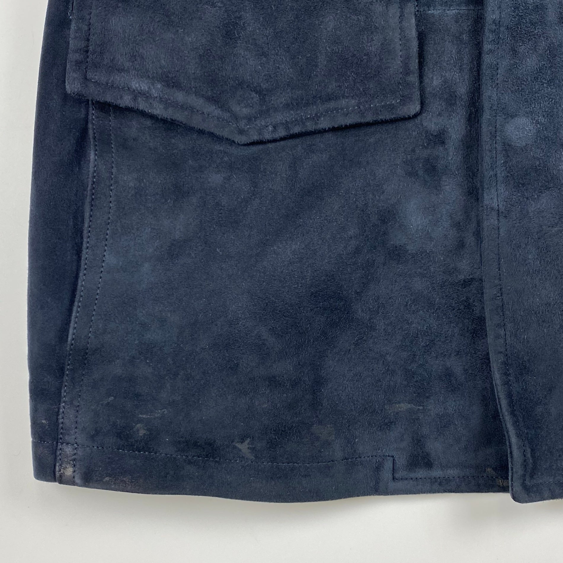 【干場 義雅さん別注】 SANNINO サンニーノ / M-65タイプ ラムレザー スエード ジャケット SIZE：48