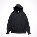 Champion / 90s USA製リバースウィーブフーディ ブラック SIZE:XL