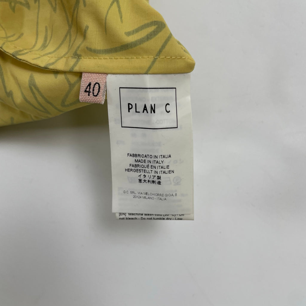 PLAN C プランシー / コットンナイロンサマードレス ワンピース 参考定価：130,000程度 SIZE：40
