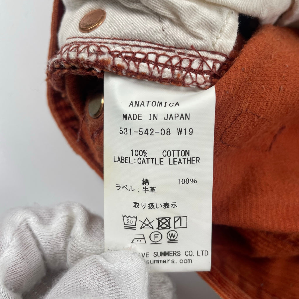 ANATOMICA アナトミカ / 618 MARILYN CORDUROY コーデュロイパンツ 参考定価：27,000+tax SIZE:23