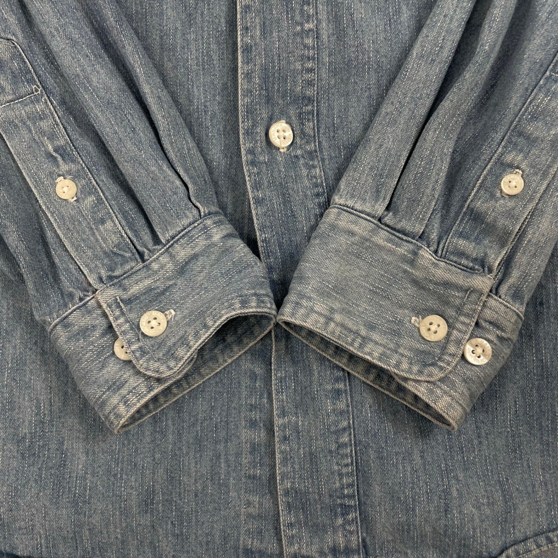 BANANA REPUBLIC / USA製 8-90sB.D デニムシャツ SIZE:L
