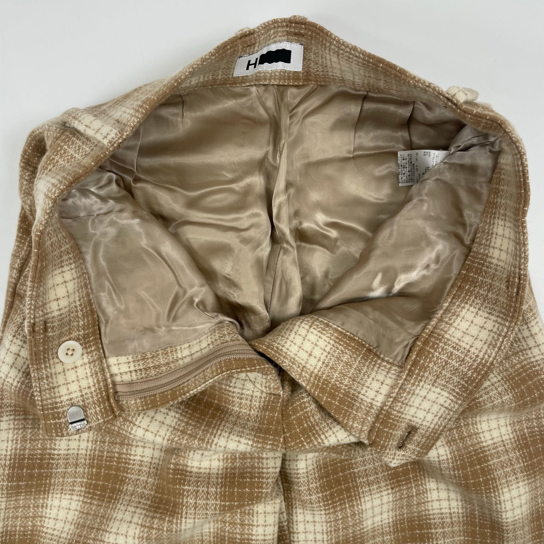 H BEAUTY＆YOUTH / CHECK PANTS 参考定価：26,000+tax SIZE:S