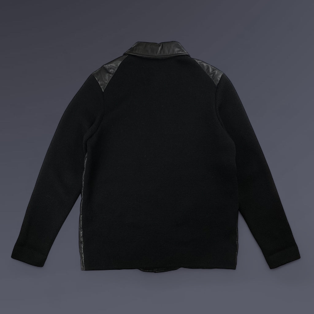 Salvatore Ferragamo サルバトーレ フェラガモ / レザー×ニット ジャケット ガンチーニ SIZE：M