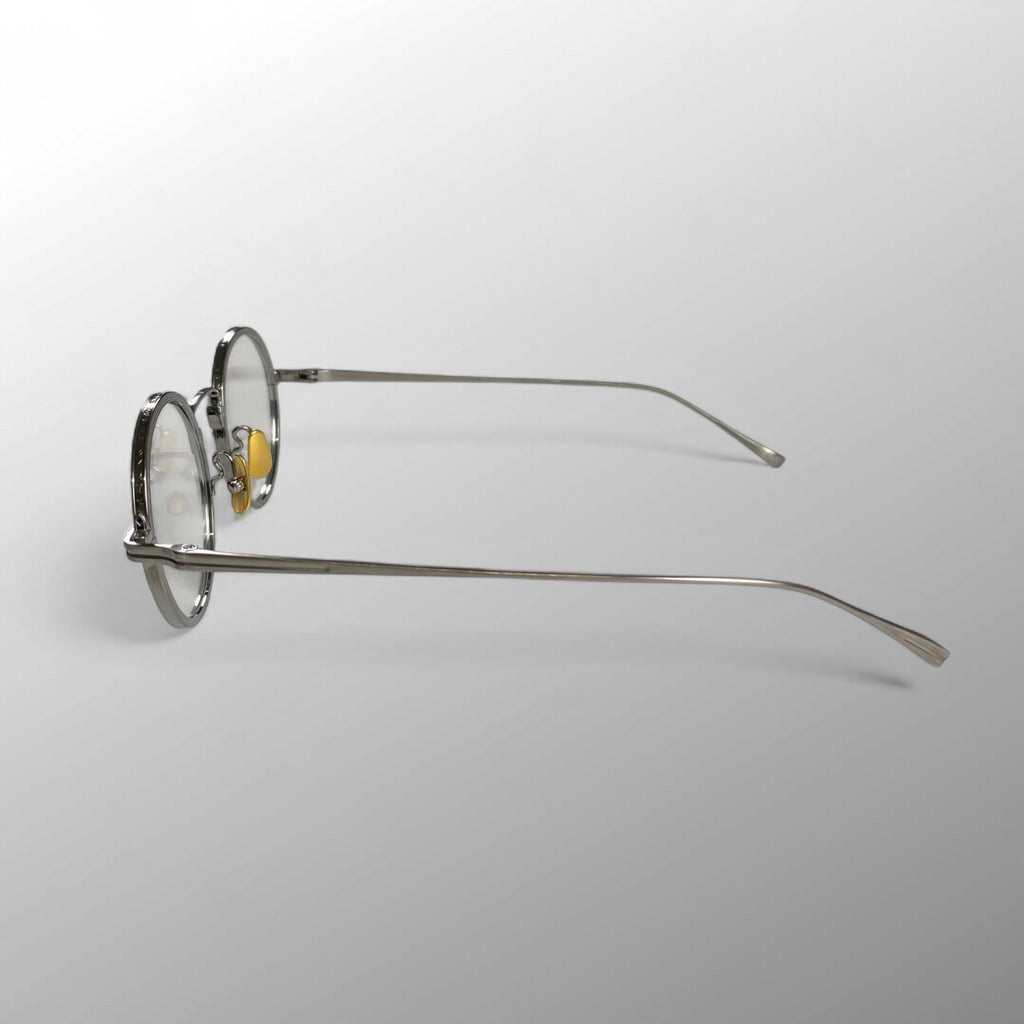 【極美品】金子眼鏡 / メタルラウンド KJ-50 度なしクリアレンズ 参考定価：50,000+tax