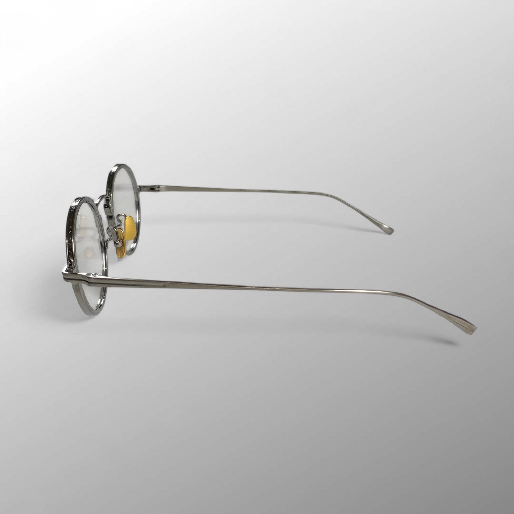 【極美品】金子眼鏡 / メタルラウンド KJ-50 度なしクリアレンズ 参考定価：50,000+tax