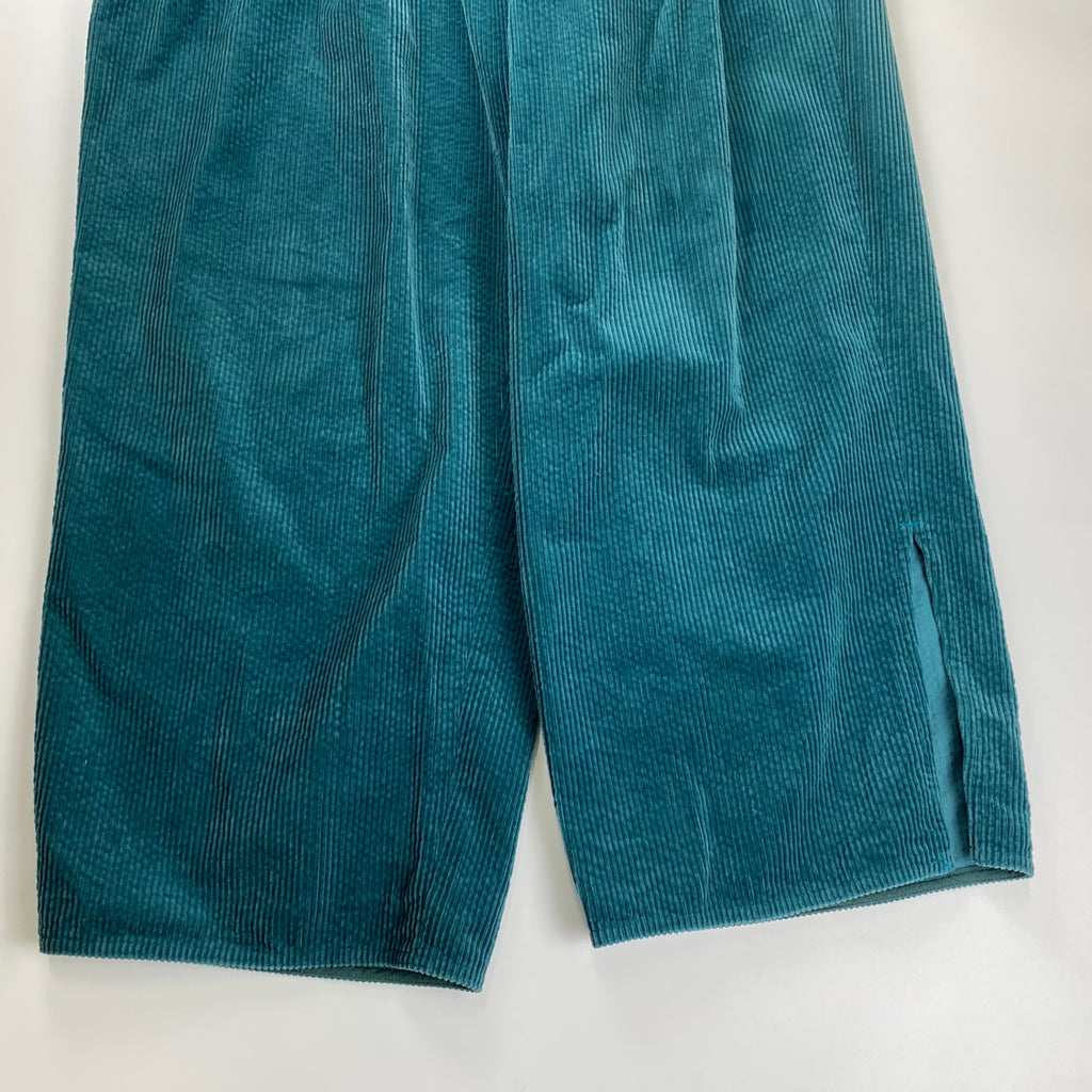 EL CONDUCTOR H × boys in the band コンダクター ボーイズインザバンド / EXCLUSIVE BIJOU CORDUROY TROUSERS 2タック コーデュロイパンツ 翡翠 SIZE:2