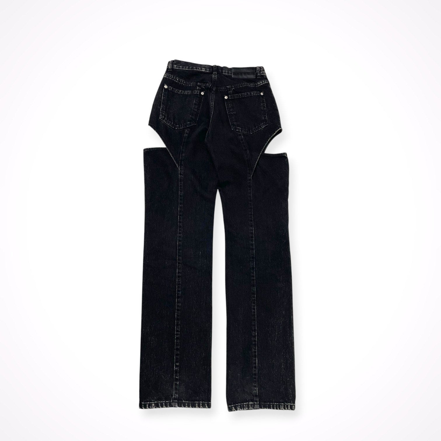 JOHN LAWRENCE SULLIVAN ジョンローレンスサリバン / WASHED DENIM HOLLOWED OUT PANTS 参考定価：48,000+tax SIZE:S