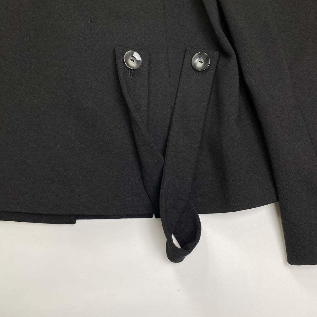 LIVIANA CONTI / ボックスシルエット ジャケット ブラック 参考定価：50,000程度 SIZE:44