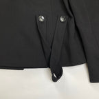 LIVIANA CONTI / ボックスシルエット ジャケット ブラック 参考定価：50,000程度 SIZE:44