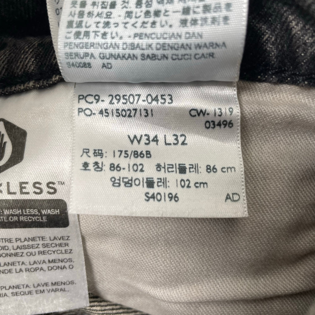 Levi's / 502ブラックデニムパンツ SIZE：W34×L32