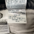 Levi's / 502ブラックデニムパンツ SIZE：W34×L32