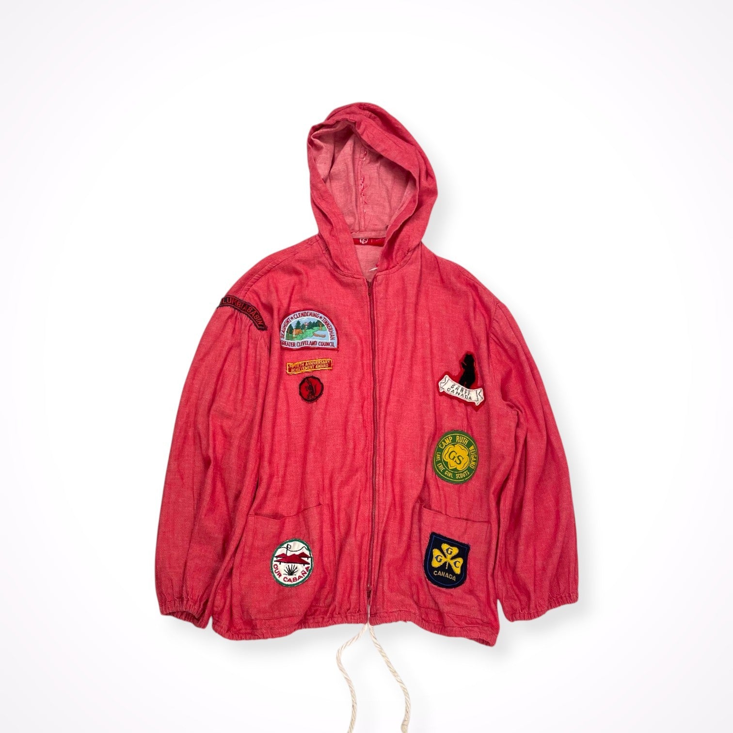 VINTAGE / ヴィンテージ ワッペンジップアップパーカー SIZE:FREE