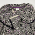 ARMANI COLLEZIONI アルマーニ コレッツォーニ / バージンウール ツイードビッグカラージャケット 参考定価：100,000程度 SIZE：40