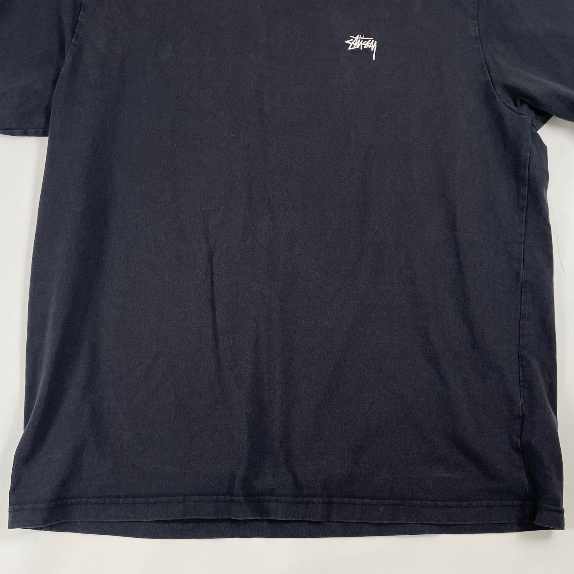 stussy / 刺繍ロゴTEE ブラック SIZE:XL