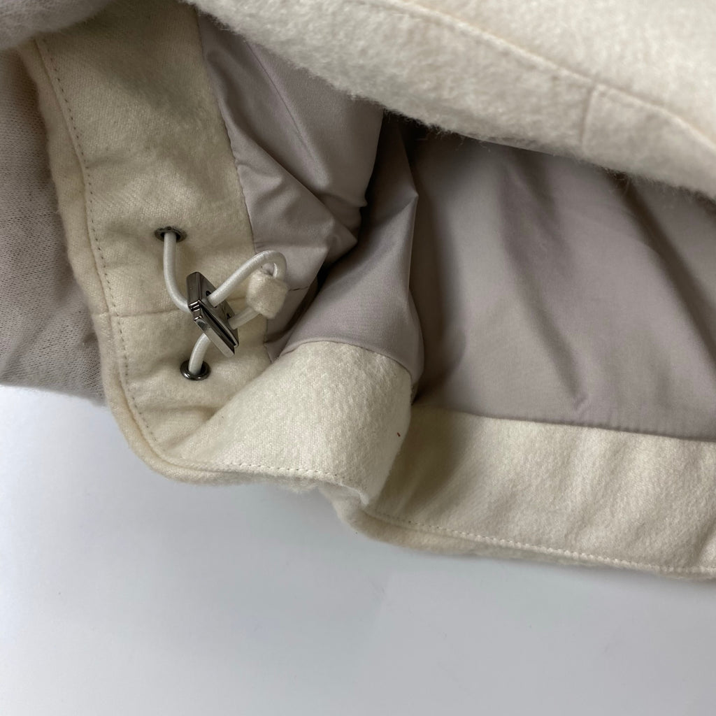 【美品】 HERNO ヘルノ / シルクカシミヤ ダウンべスト 裾ドローコード SIZE:50（XL程度）