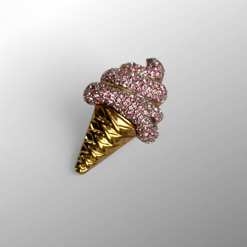 DISAYA ディサヤ / アイスクリーム ブローチ スワロフスキー