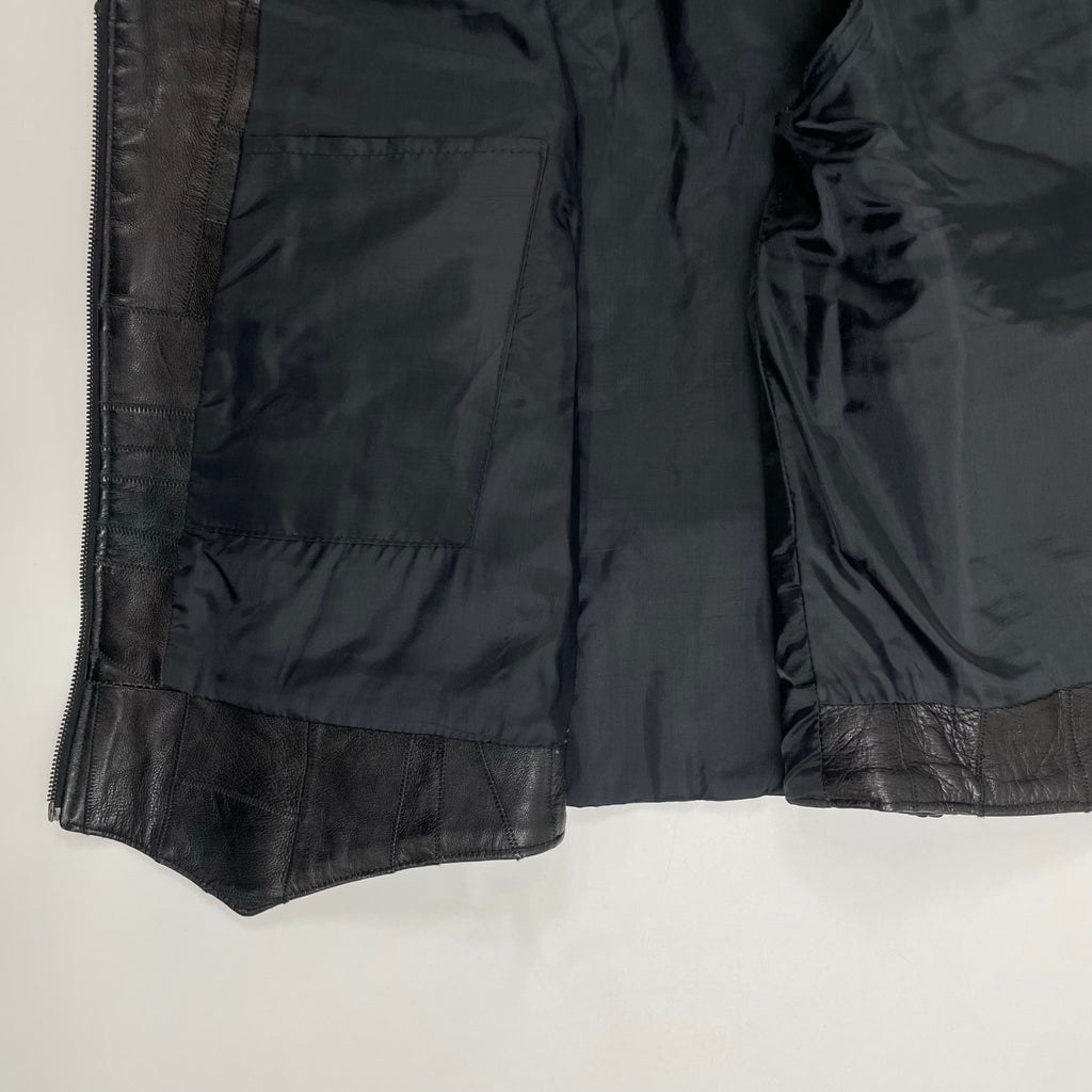 VINTAGE ヴィンテージ / ヴィンテージ パッチワークレザーベスト SIZE：XXXL