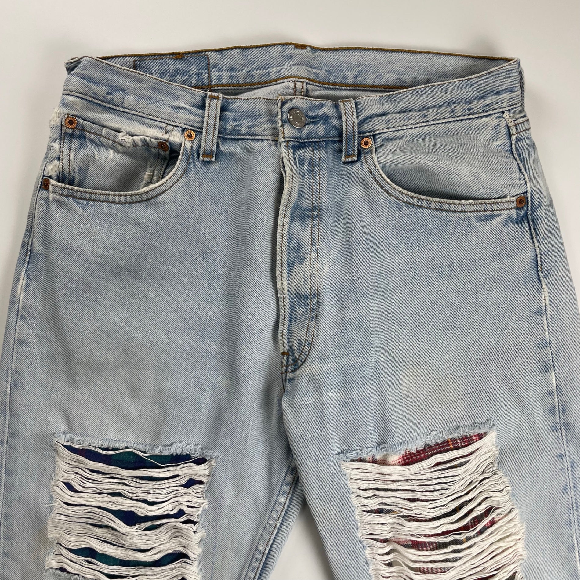 EURO Levi's ユーロリーバイス / 90s 501 ダメージ＆リペア デニムパンツ ポーランド製 SIZE:W33 L32