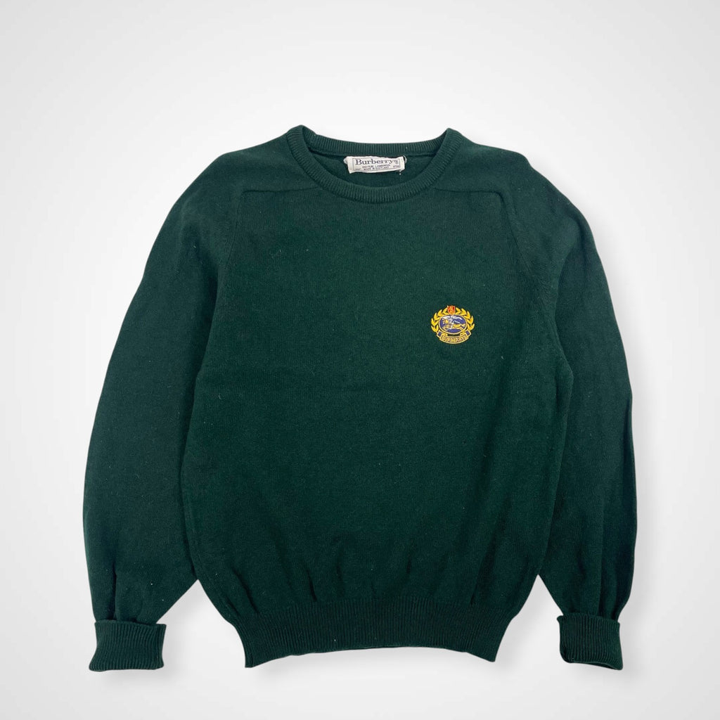Burberry's バーバリーズ / ヴィンテージエンブレムニット スコットランド製 SIZE：38