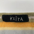 KEITA MARUYAMA / ピュアカシミア マルチボーダーニット 参考定価：55,000程度 SIZE：1