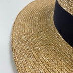 NAPRON ナプロン / ストローハット カンカン帽 参考定価：18,000程度 頭囲：58