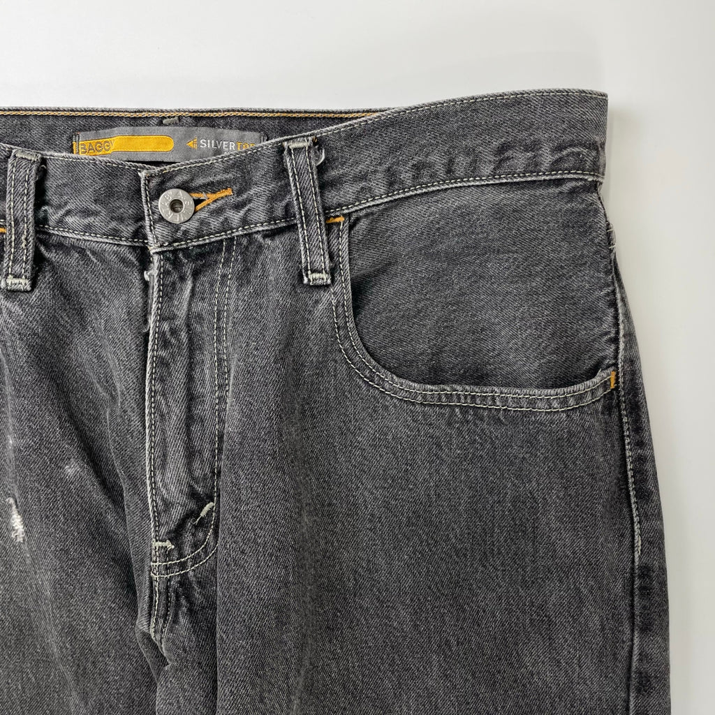 Levi's SILVER TAB リーバイス シルバータブ / 00s 先染め BAGGYデニム ブラック SIZE:W32×L30