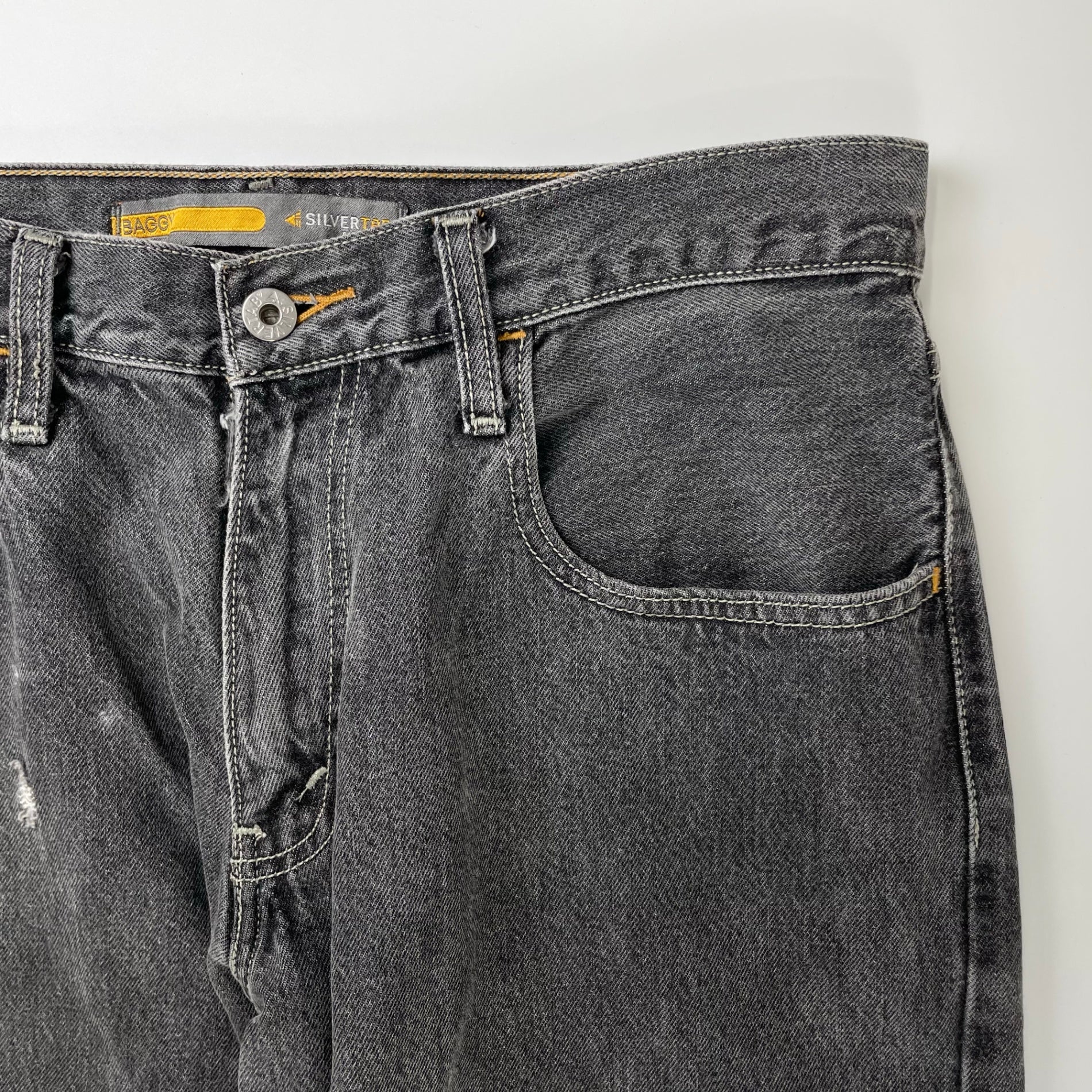 Levi's SILVER TAB リーバイス シルバータブ / 00s 先染め BAGGYデニム ブラック SIZE:W32×L30