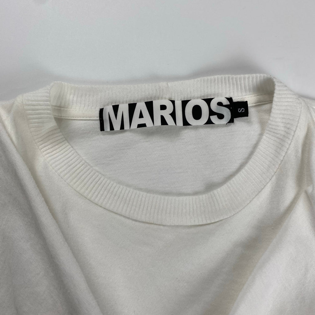 MARIOS マリオス / フロントボタン デザインカットソー 長袖 イタリアブランド SIZE:S