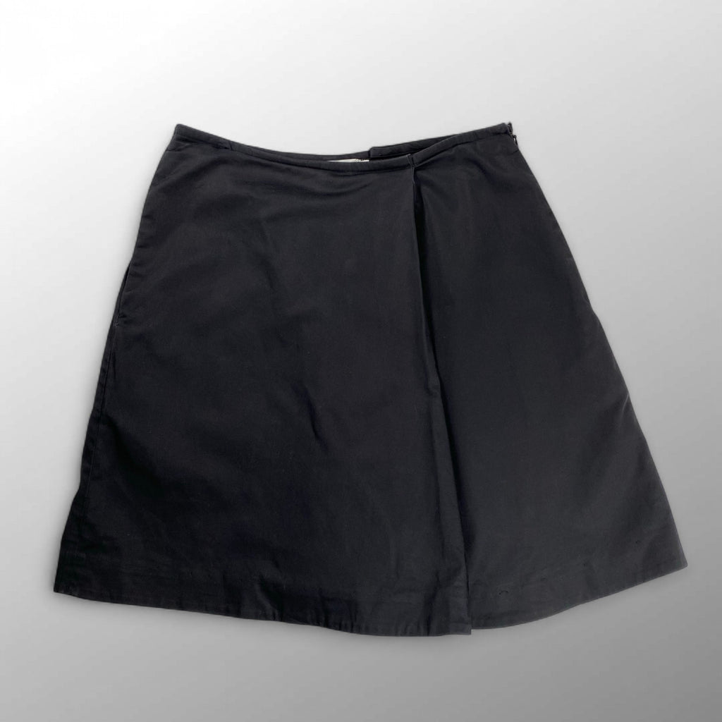 JIL SANDER ジルサンダー / スカートライク ハーフパンツ ショートパンツ ブラック SIZE：36