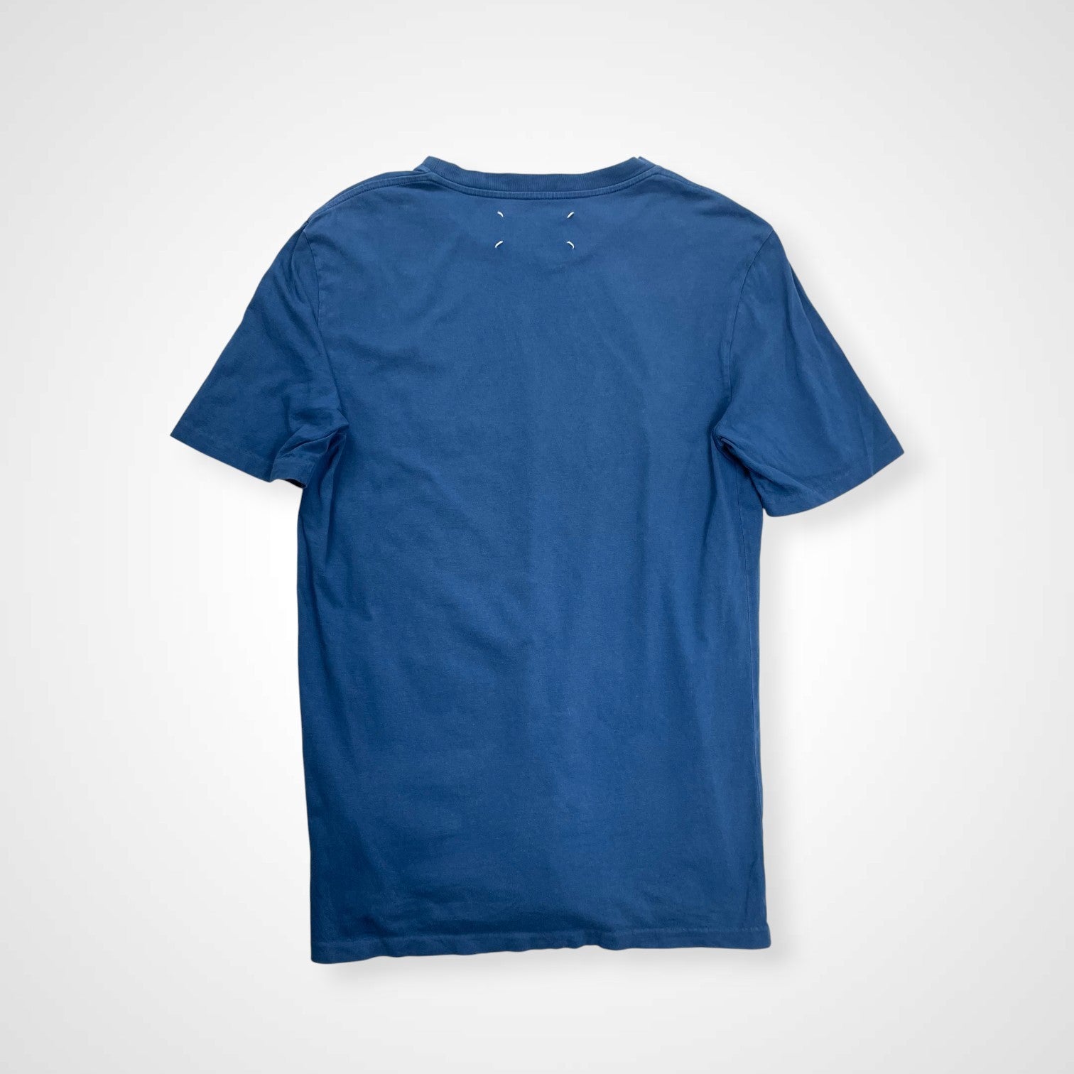 Maison Martin margiela メゾンマルタンマルジェラ / 15SS クルーネックTEE SLIM ブルー 参考定価：22,000程度 SIZE：46