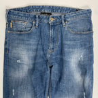EMPORIO ARMANI エンポリオ アルマーニ / ダメージ加工デニムパンツ 参考定価：42,000程度 SIZE:W29 L32