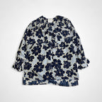 CO|TE コート / ハイビスカスフラワー セットアップ ブルー ネイビー ESTNATION取扱い 参考定価：100,000程度 SIZE:40(L程度)