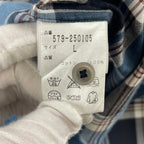 MARGARET HOWELL / 日本製 コットンチェックシャツ 参考定価：28,000程度 SIZE:L